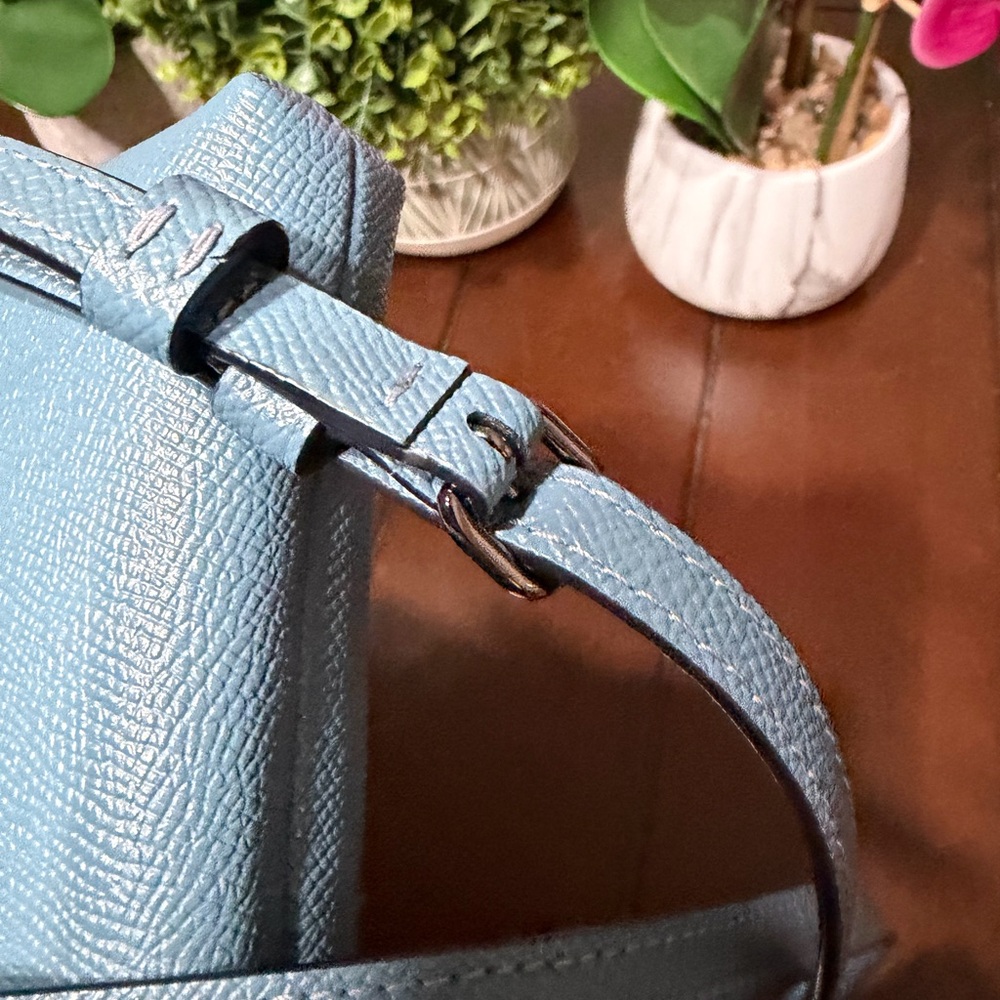 Coach Blue Rare gunmetal crossbody with Heart Appliqué - Picture 12 of 13